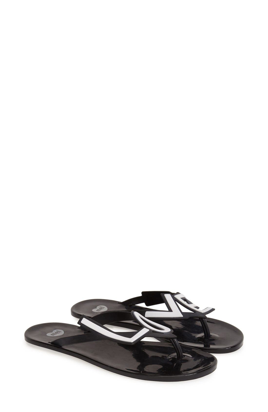 Mel by Melissa 'Love City' Flip Flop, Main, color, 