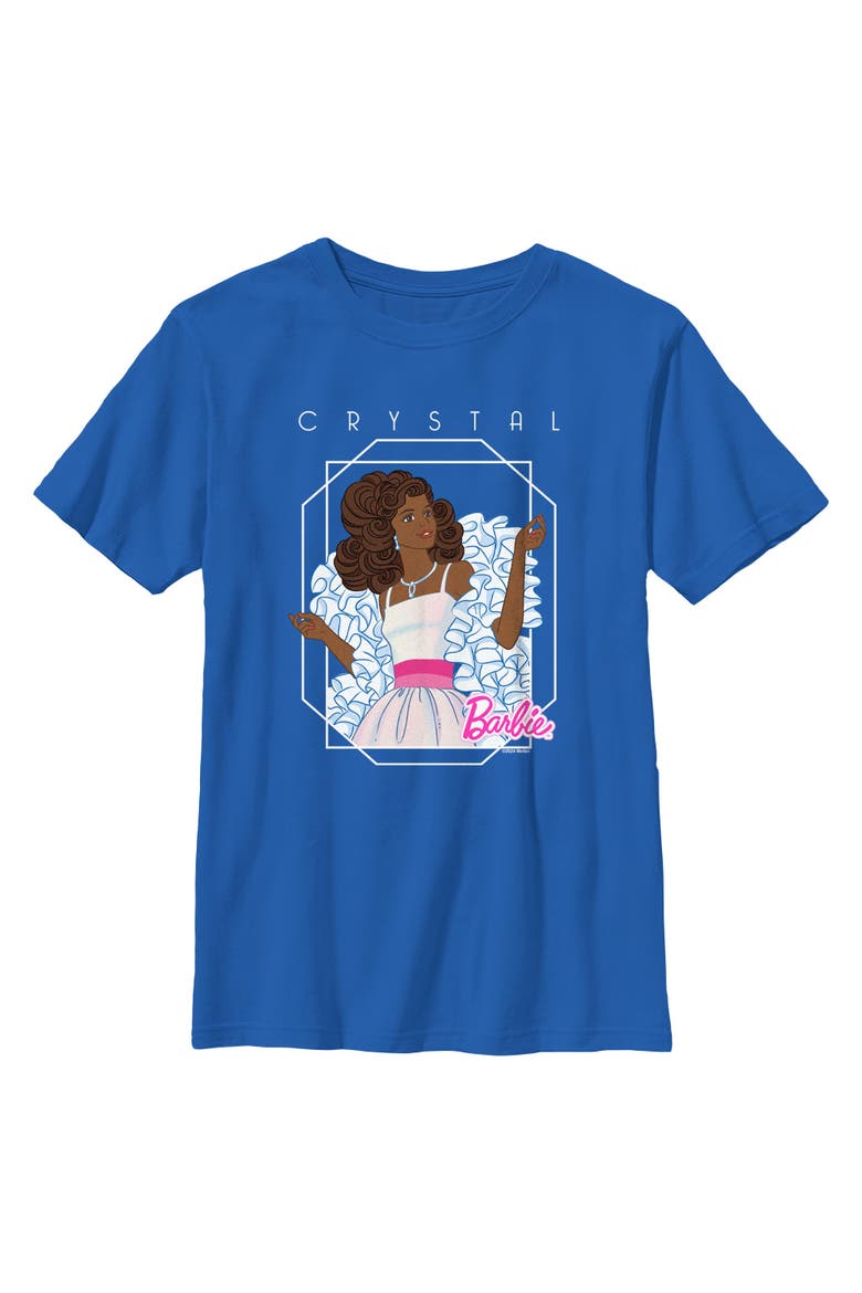 Boys' Crystal Glamour Portrait T-Shirt, Main, color, Royal Blue