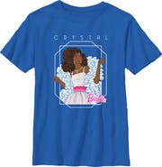 Barbie Boys' Crystal Glamour Portrait T-Shirt