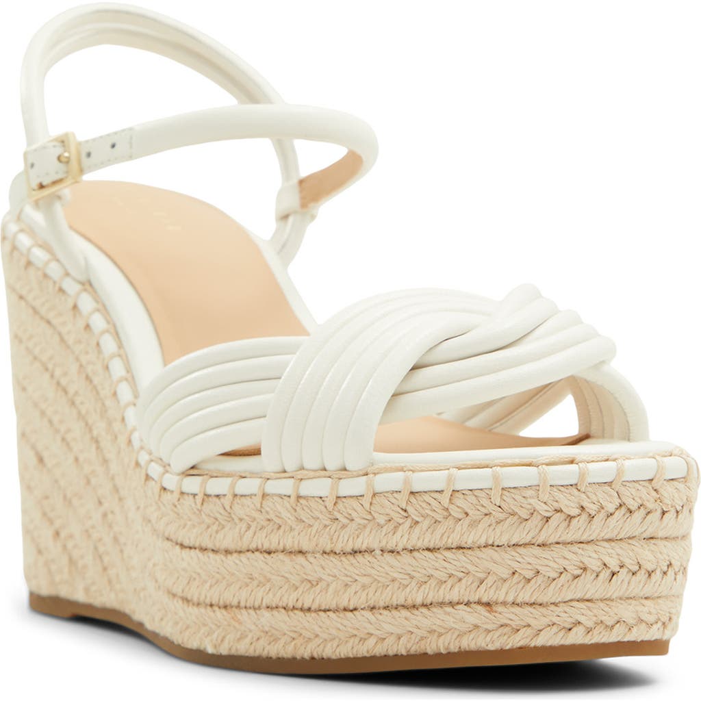 Ted Baker Amalia Espadrille Wedge Sandal In White