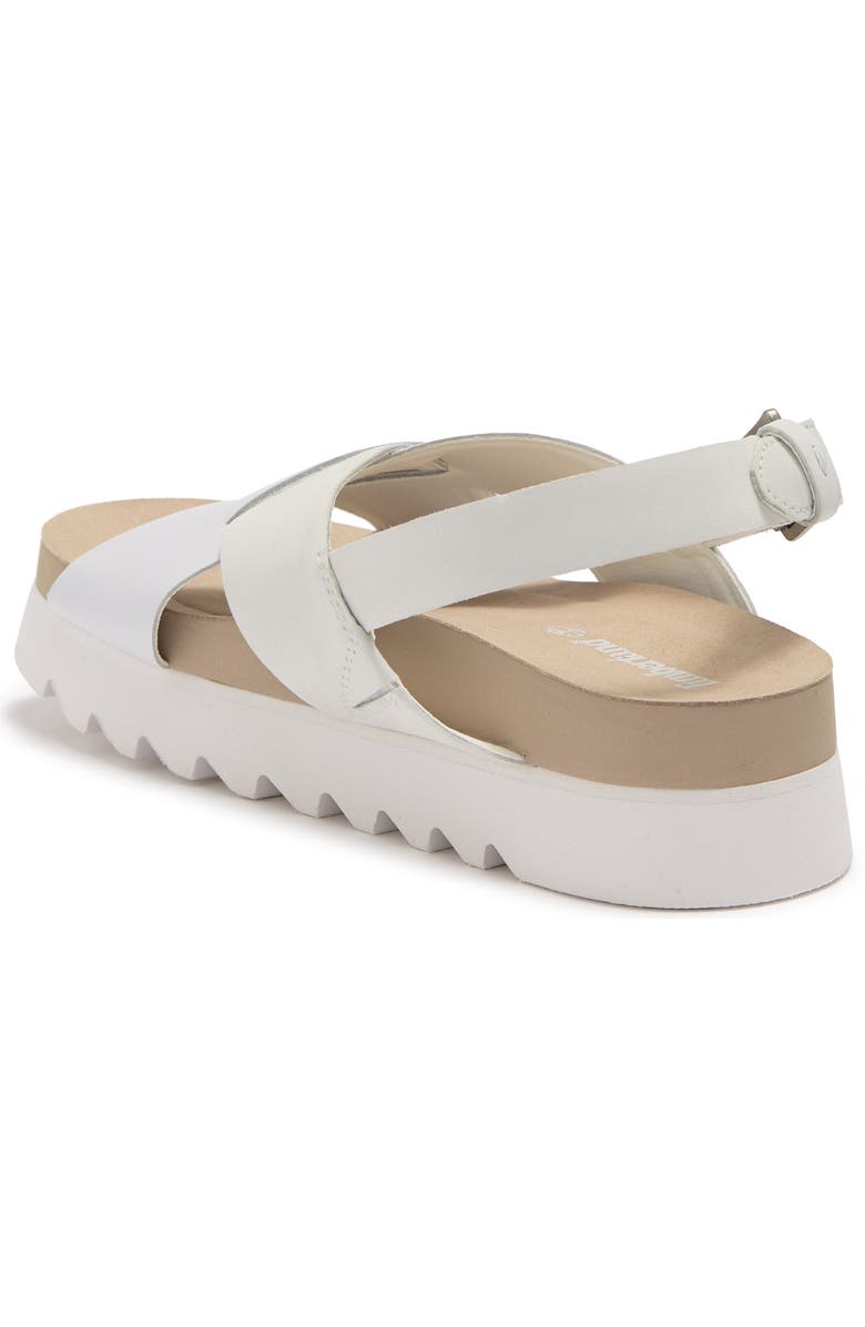 Timberland Santa Monica Sunrise X-Band Leather Platform Sandal, Alternate, color,