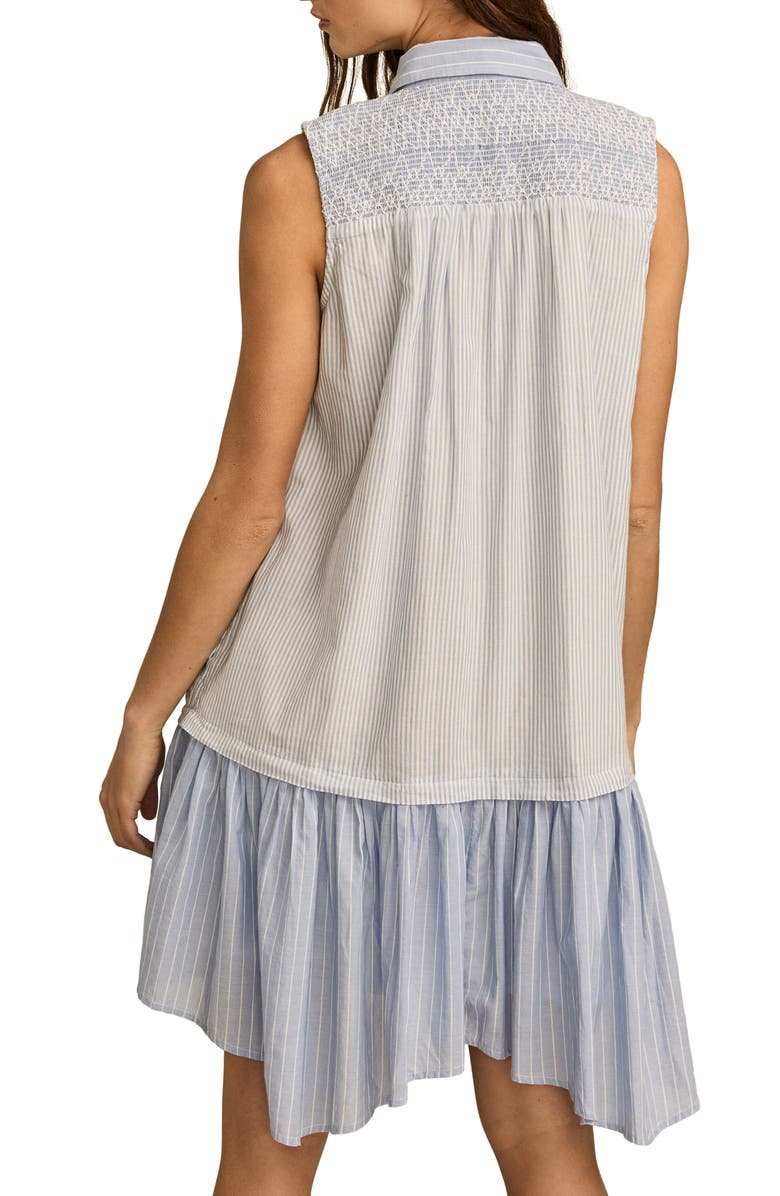 Lucky Brand Breezy Handkerchief Hem Sleeveless Shirtdress, Alternate, color, 