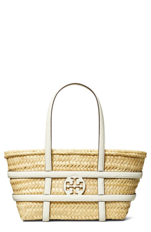Tory Burch Ella Small Straw Basket Tote