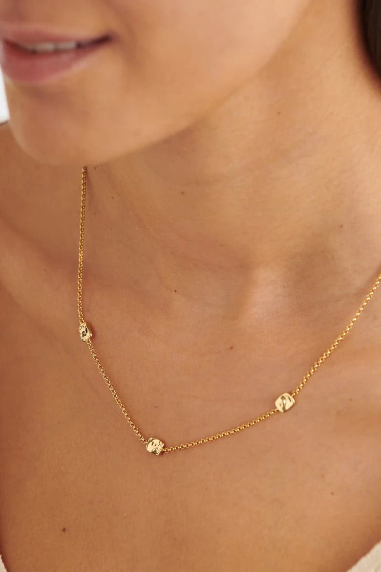 Bea Choker in Gold, Alternate, color, Gold