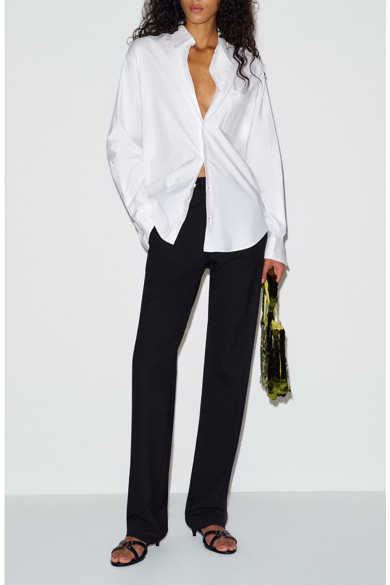 x Alexa Chung Gere Tailored Pants, Alternate, color, BLACK