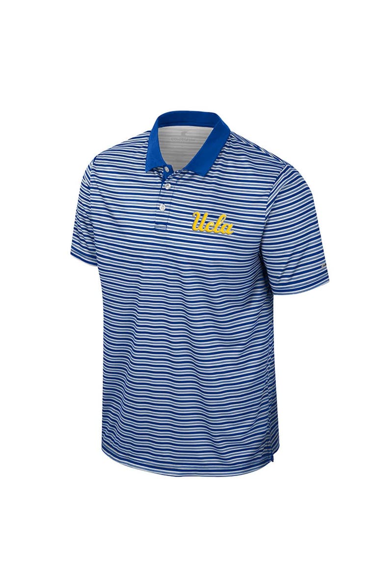 COLOSSEUM Men's Colosseum Blue UCLA Bruins Striped Polo, Alternate, color, Blue