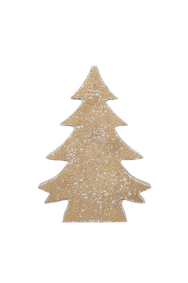 Wood Christmas Tree, Gold, Main, color, Gold