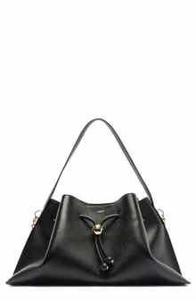 Medium Alba Leather Shoulder Bag
