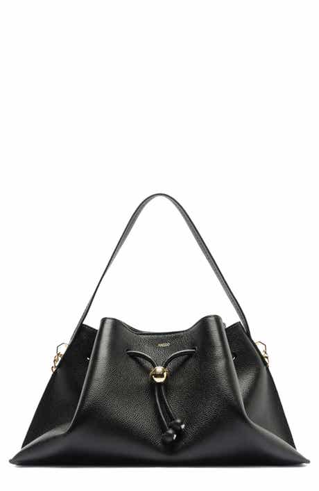 Medium Alba Leather Shoulder Bag