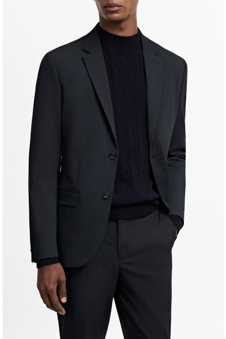 Superslim Fit Navy Stretch Sport Coat, Main, color, NAVY