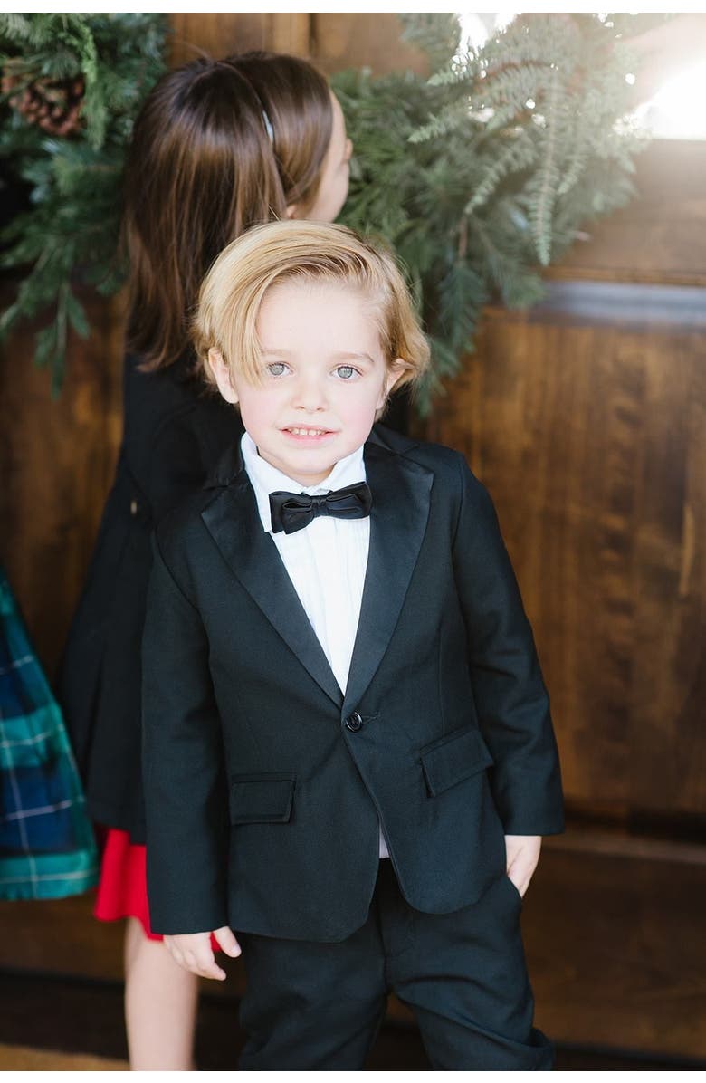 Hope & Henry Boys' Tuxedo Jacket, Kids, Alternate, color, Black