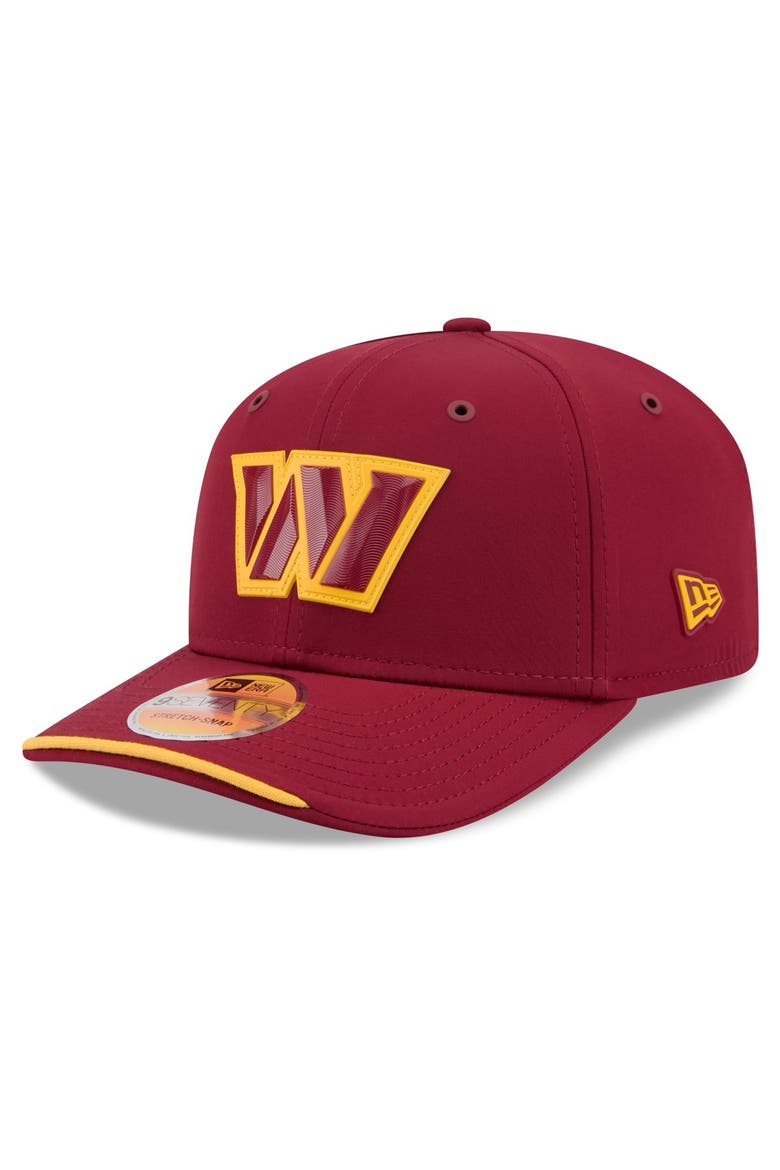 Men's New Era Burgundy Washington Commanders 2026 Sideline 9SEVENTY Adjustable Hat, Main, color, Burgundy