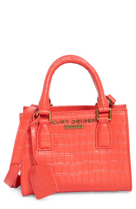 Mini Highgate Croc Embossed Tote