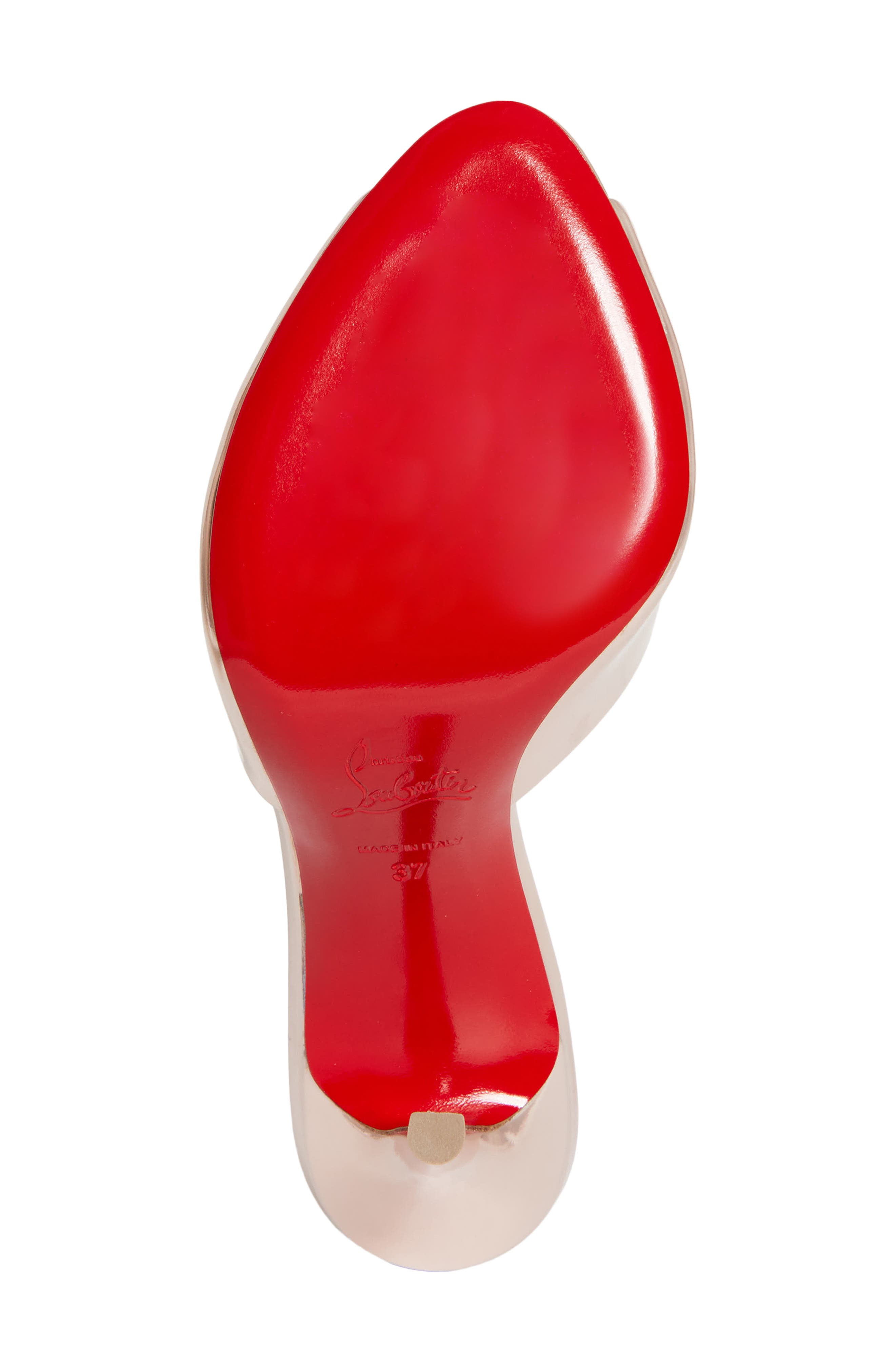 Me Dolly Peep Toe Slide Sandal, Alternate, color, LECHE/ LIN LECHE