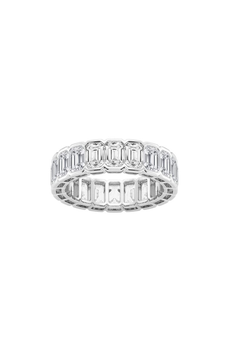 Badgley Mischka Collection Emerald Cut Lab Created Diamond Infinity Ring - 4.0 ctw., Alternate, color, White