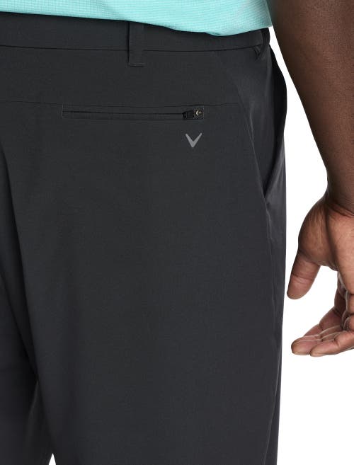 Callaway Big & Tall Flat-front Golf Pants In Caviar