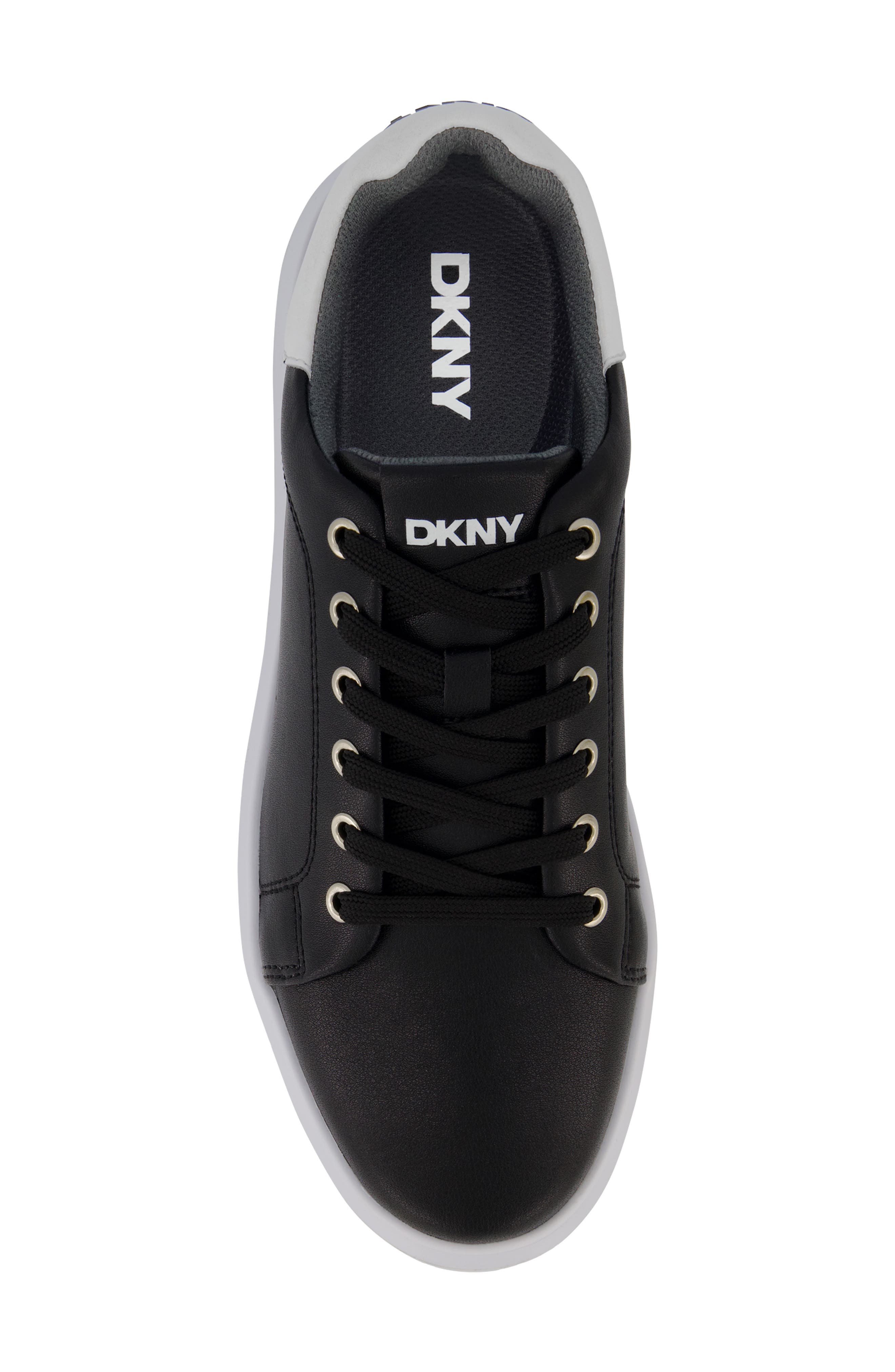 DKNY Contrast Perforation Low Top Sneaker, Alternate, color, 
