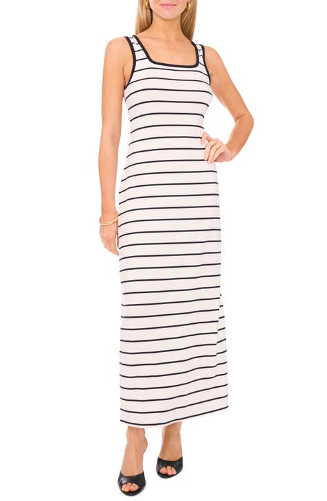 Square Neck Tank Maxi Dress