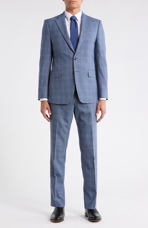 Stretch Wool Blend Suit