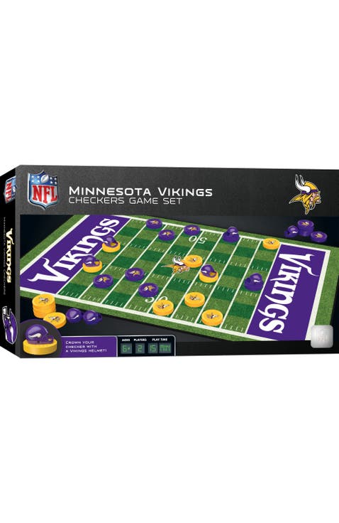 Minnesota Vikings Checkers Board Game