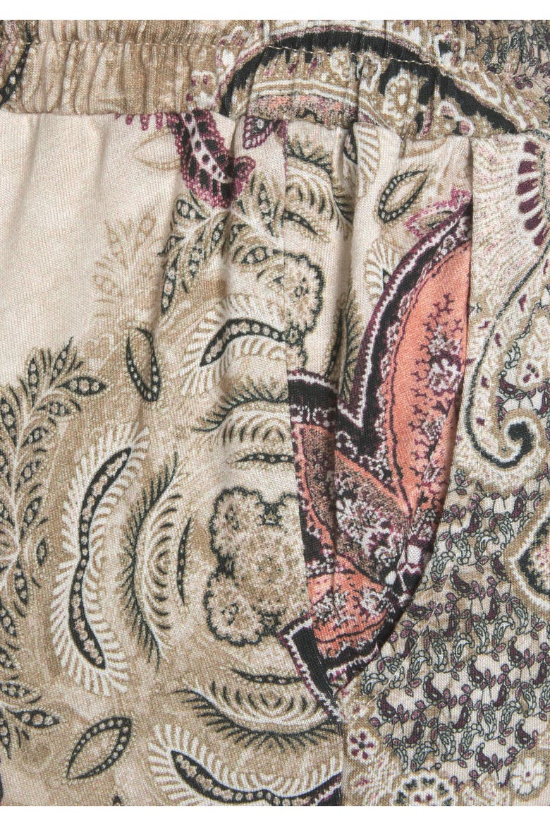 Smocked Elastic Hem Pants, Alternate, color, Beige Lilac