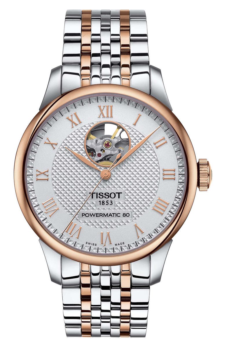 Tissot Le Locle Powermatic 80 Bracelet Watch, 39mm, Main, color, Grey