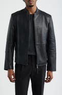 HUGO Lokis Leather Jacket