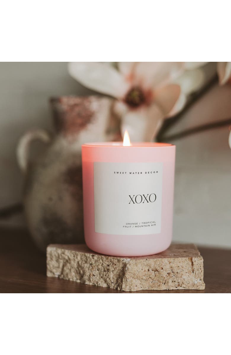 SWEET WATER DECOR 15oz Pink Matte Candle, Alternate, color, Xoxo - Island Air