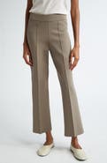 Lafayette 148 New York Foley Crepe Knit Flare Ankle Pants