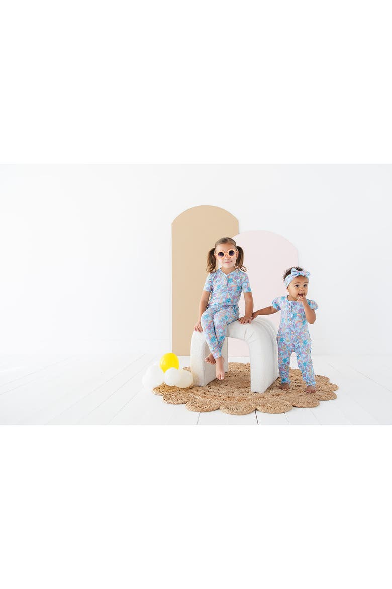 Groovy Fall After All Pajama Set, Alternate, color, Blue