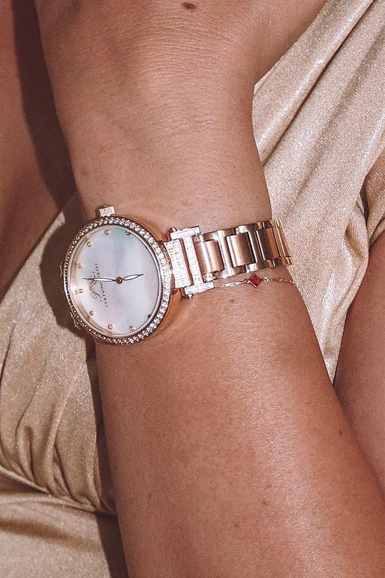 Women's Chantal Bracelet Watch, 38mm, Alternate, color, ROSE