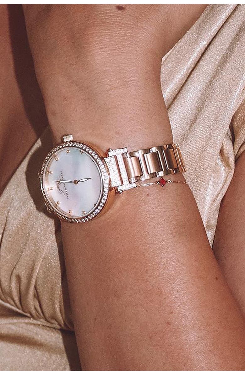 PORSAMO BLEU Women's Chantal Bracelet Watch, 38mm, Alternate, color, Rose