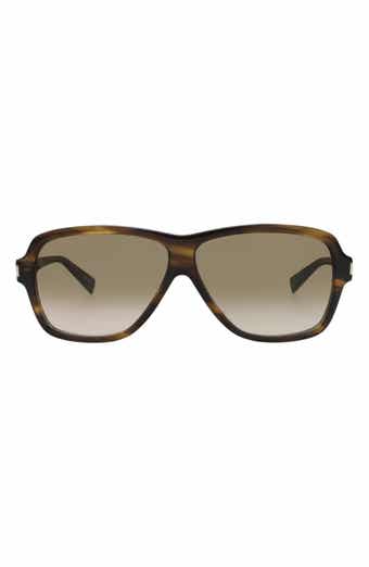 Saint Laurent 62mm Polarized Aviator Sunglasses