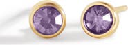 Mint & Lily Birthstone Bezel Studs