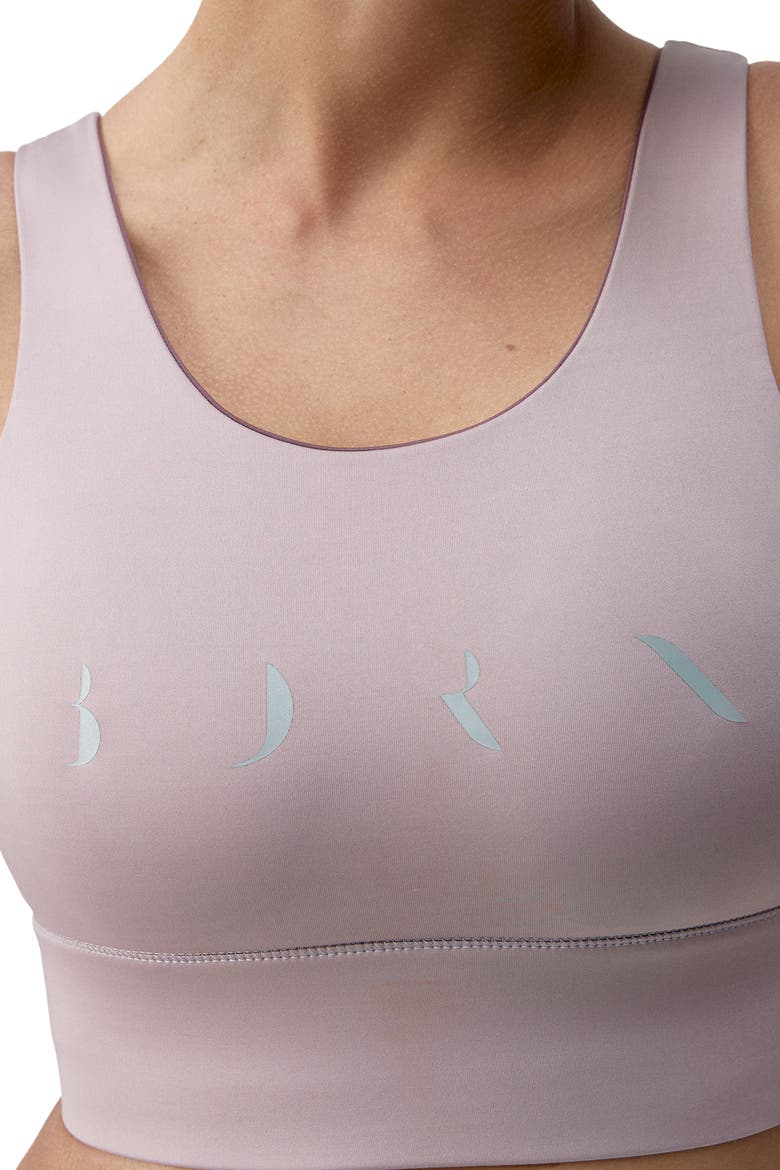 Maiko Medium Support Performance Sport Top, Alternate, color, Tuscany/Deep Rose