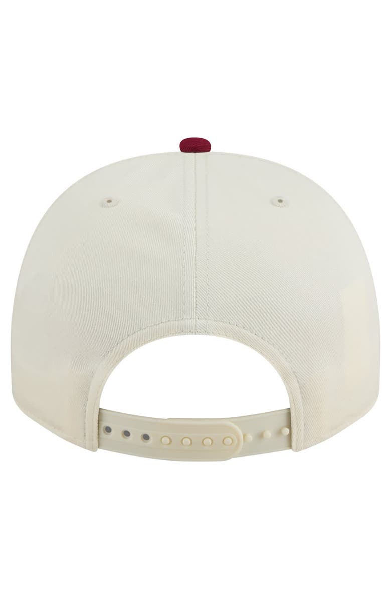 New Era Men's New Era Cream/Cardinal Iowa State Cyclones Vintage Chainstitch 9FIFTY A-Frame Snapback Hat, Alternate, color, Cream