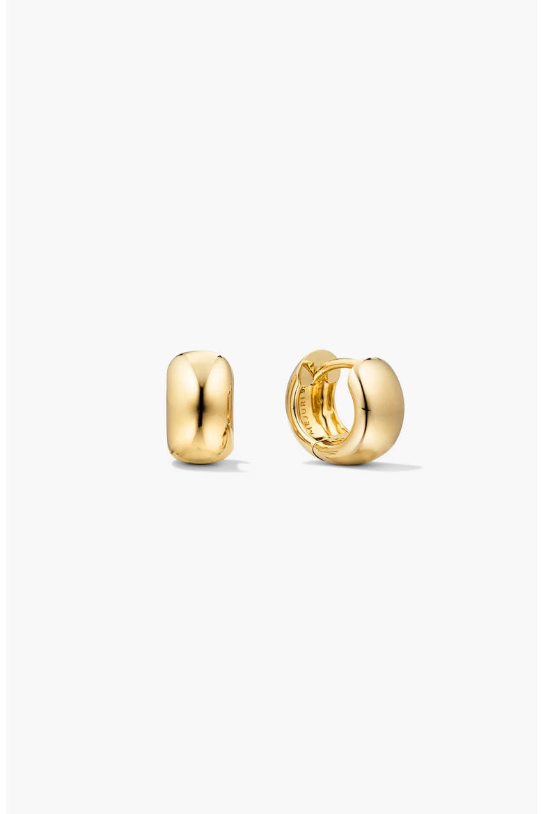 Chunky Huggie Hoop Earrings, Main, color, 18k Gold Vermeil