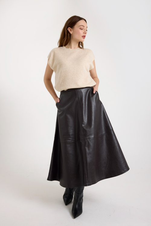 Brodie Pure Cashmere Tabby Knitted Cashmere Vest