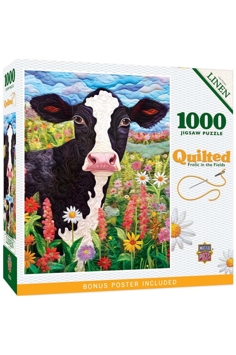 Frolic in the Fields 1000 Piece Puzzle, Main, color, Multicolor