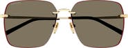 Gucci 60mm Square Sunglasses