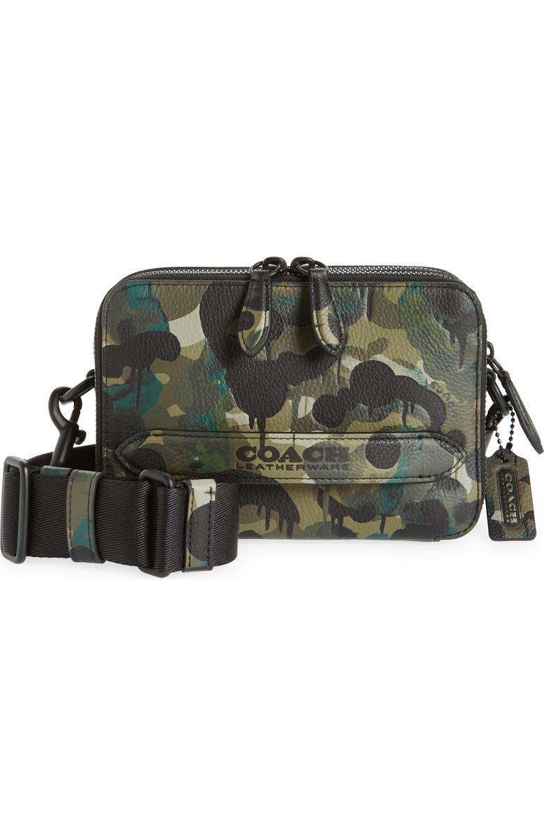 COACH Charter Camo Print Crossbody Bag, Main, color,
