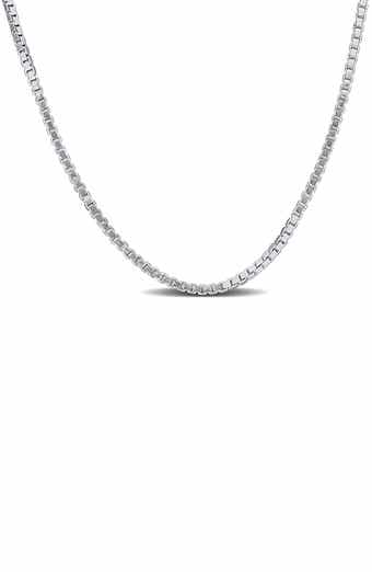 Box Link Chain Necklace, 1.10mm