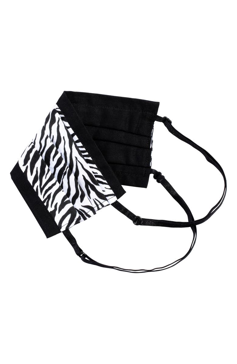 L. Erickson Peace Adult Pleated Reversible Face Mask, Main, color, 