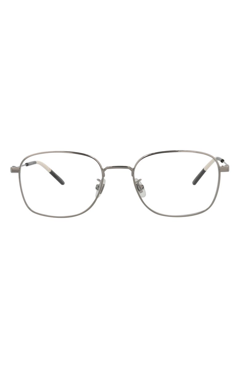 Gucci Novelty 53mm Rectangular Optical Glasses, Main, color, 