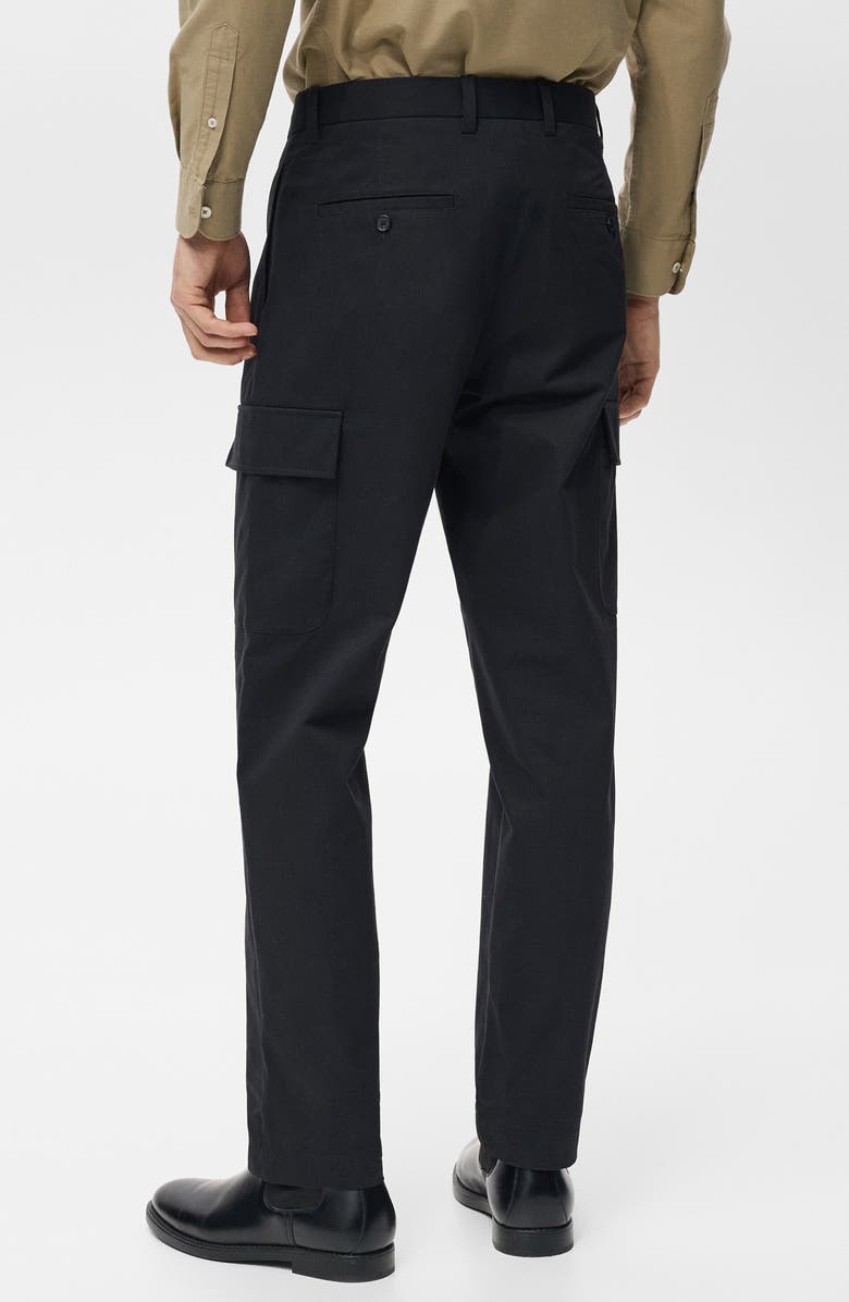MANGO Regular Fit Cargo Pants, Alternate, color, Navy