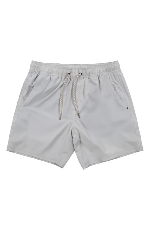 Elastic Waist Shorts with Liner