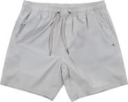 BURNSIDE Elastic Waist Shorts with Liner