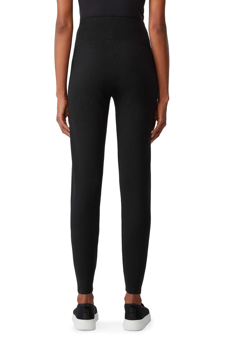 High Waist Ankle Leggings, Alternate, color, BLACK
