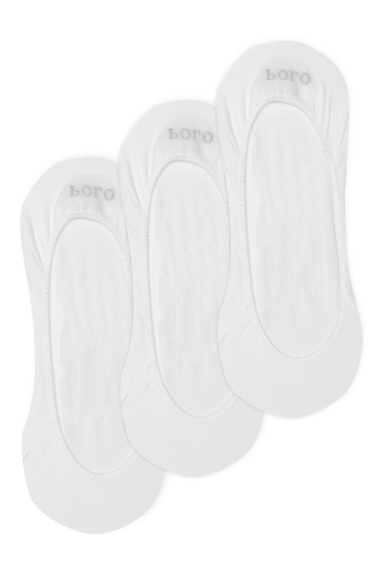 3-Pack Liner Socks, Main, color, WHITE