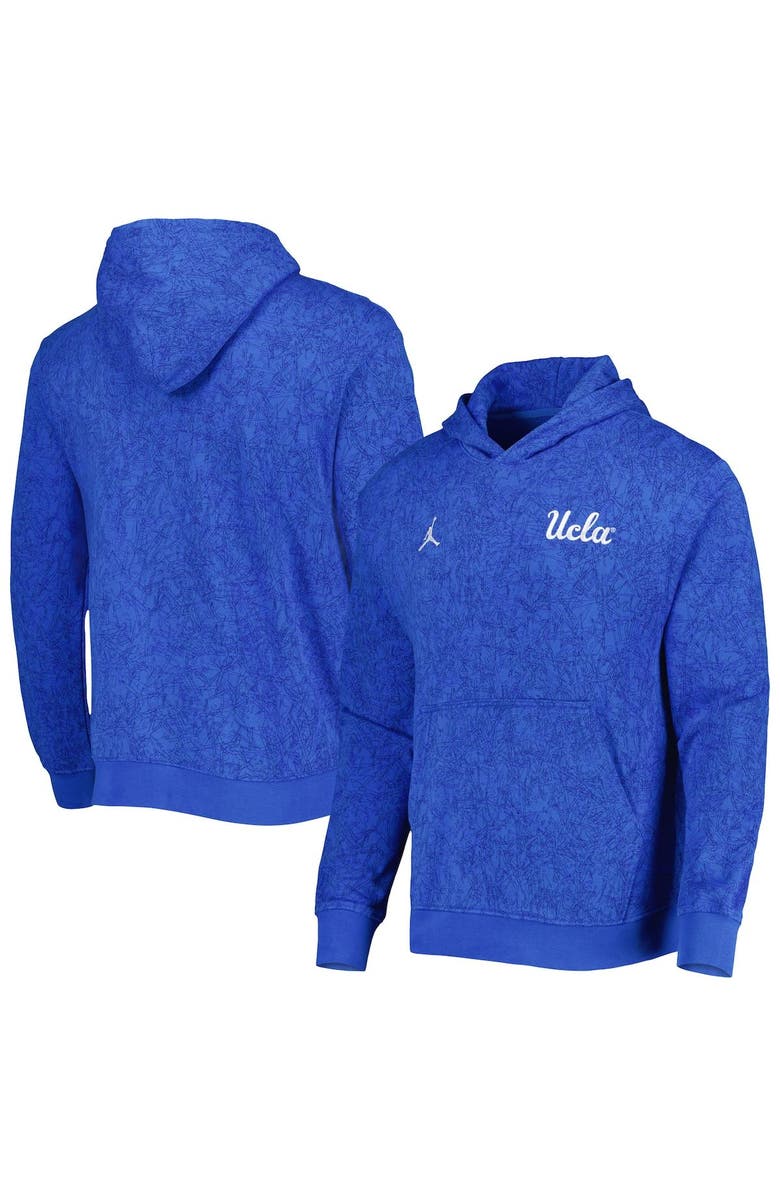 Jordan Brand Men's Jordan Brand Blue UCLA Bruins Logo Travel Pullover Hoodie, Main, color,